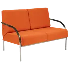 SPA 2 chrom, látka BONDAI BN19 (3012) - látka oranžová